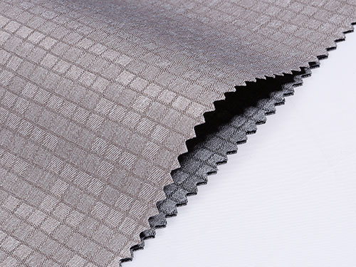 Polyester cationic jacquard lattice